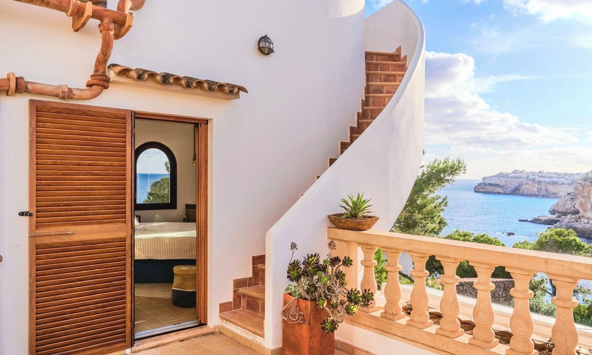 Cala Santany House | 300 sqm vacation villa 15 meters from the sea with tower and 4 terraces, up to 8 people
