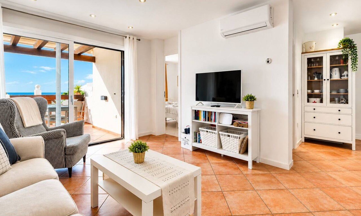 Playa Paraiso Apartment | Apartamento Familiar con gran terraza y vistas al mar. Pkg gratis