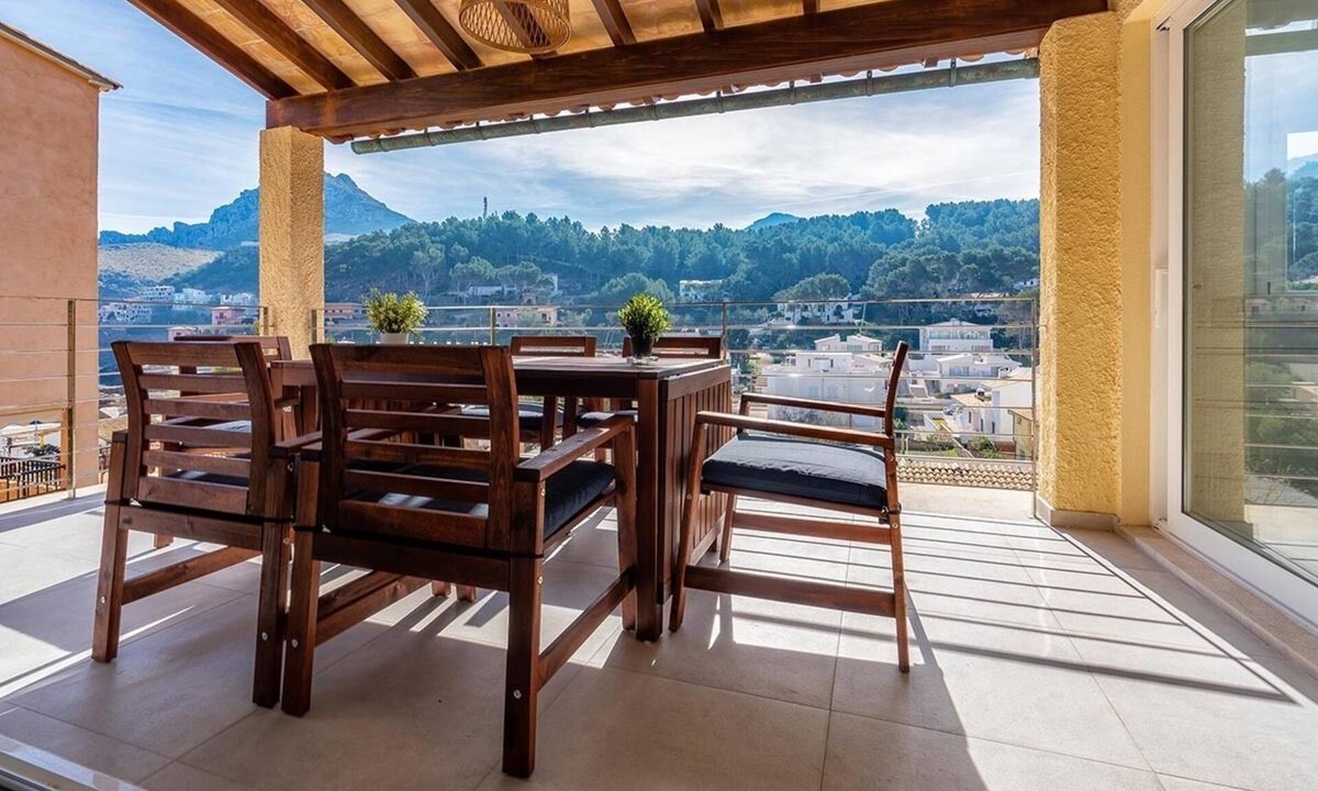 Cala San Vicente Apartment | Apt. Cavall Bernat, near the beach, balcony with views, A/C, Wifi, comunal pool