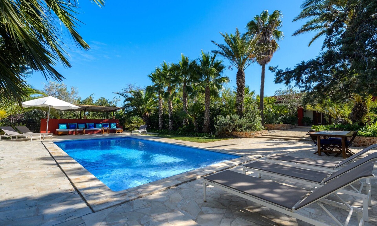 Sant Josep de sa Talaia Villa | Beautiful Villa La Vila with Pool, Garden, Terraces, Air Conditioning
