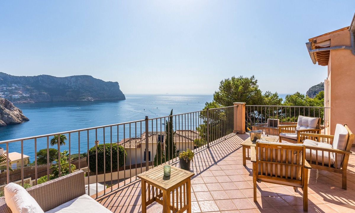 Port d'Andraitx Villa | Charming Villa “Villa Almeda” with Sea View, Pool, Wi-Fi, A/C, Terrace, & Garden