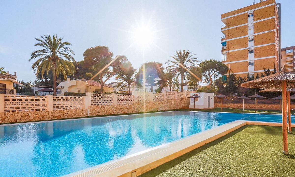 La Zenia Apartment | Look out over the sea from the balcony of this spacious apartment and relax.