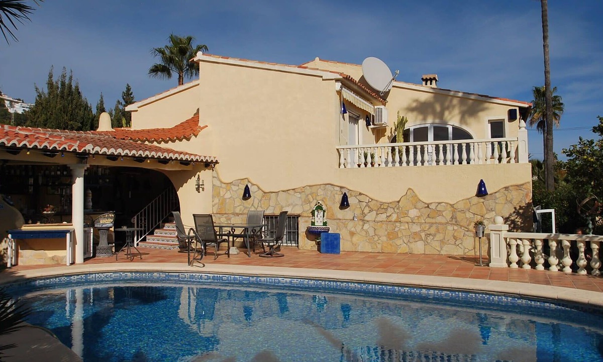 Benimeit Villa | Marvious villa with private pool, sea-view and summer kitchen