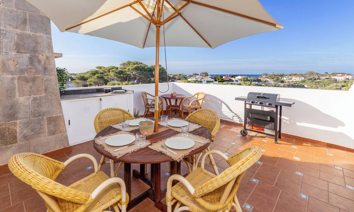 Cales Piques Villa | Villa 'Del Ram' with Mountain View, Wi-Fi and Air Conditioning
