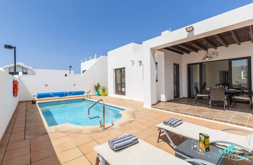 Playa Blanca Villa | 2 Bedroom Villa, with Private Pool and A/C, Close to Town Centre