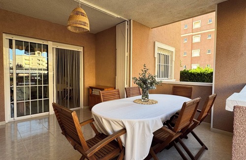 Los Arenales del Sol Apartment | 3 bedroom apartment. Swimming pool and parking. Beach 200m, Airport 10 min