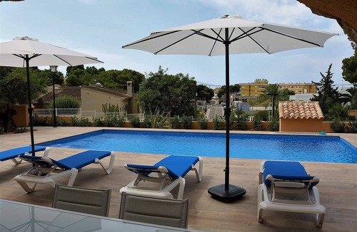 Moraira Ski Chalet | 4 bedroom villa at 300 m from Moraira with pool, garage, AA, internet, .