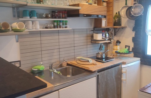 Sant Jaume Apartment | 800m from the beach: Studio with a terrace, views of the sea, mountains, and city, Wi-Fi