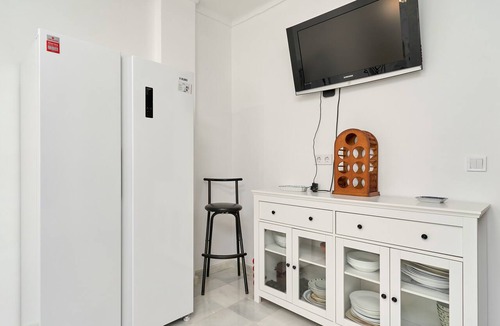 Benajarafe Apartment | Apartment 'Adosado Con Piscina Benajarafe' with Balcony, Wi-Fi and Air Conditioning
