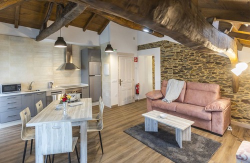 Navia Apartment | Apartment Las Dornas--Casona del Campo in Asturias with pool