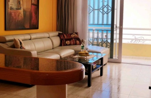 Los Cristianos Apartment | BEAUTIFUL APARTMENT 60m2, SEA VIEW, 1 BEDROOM, LIVING ROOM,KITCHEN,KITCHEN,BATHROOM,BALCONY