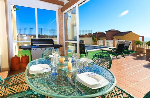 Benajarafe House | Beautiful private villa for 8 people with private pool, A/C, WIFI, TV and terrace