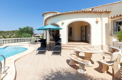 Rafol de Almunia Villa | Beautiful private villa for 5 people with WIFI, A/C, private pool, TV, patio and panoramic view