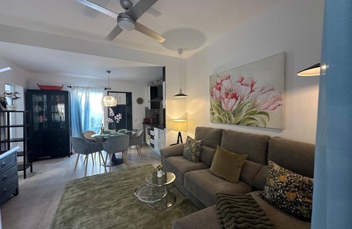 Sonnenland Apartment | Bungalow Aloe Dunas: jardín, piscina compartida y Wi-Fi rápido en Maspalomas