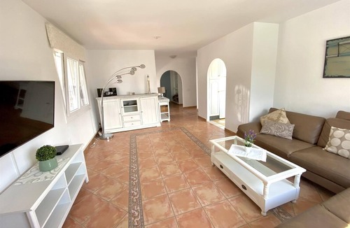 Chimenea Villa | Charming Villa near the Sea with Pool, Wi-Fi, A/C, Garden & Balcony