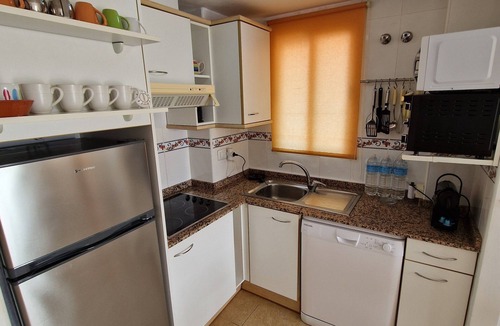 Coveta Fuma Apartment | Costa Blanca, Right on the Beach. With private sun terrace, Beautiful resort