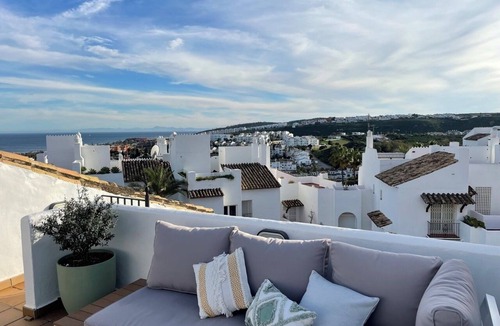 San Luis de Sabinillas Apartment | Duplex penthouse with sea views.
