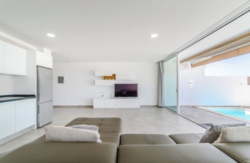Santiago del Teide House | Fabulous Bungalow with Panoramic View and Private Pool.