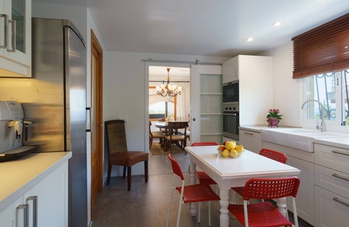 Alcanada Ski Chalet | Family Holiday villa with private pool in front the sea in Alcudia, Aucanada