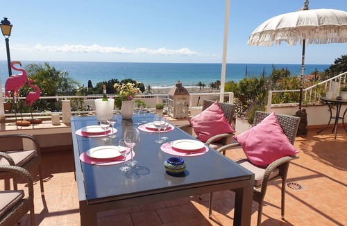Benajarafe House | Feel-good atmosphere with a fantastic sea view