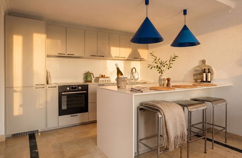 Guadalmina House | Golf & Beach Villa beside Guadalmina Golf Club — sleeps 8, lagoon style pool
