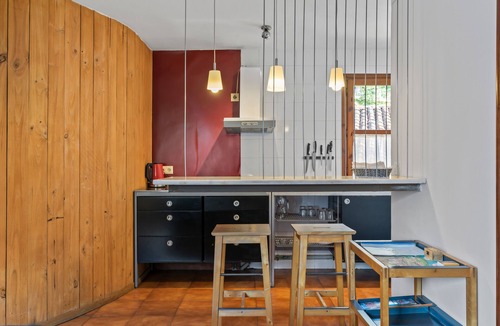 Santovena House | Hot Tub with Mountain Views in Ponga Natural Park