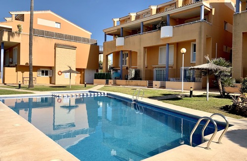 Javea Apartment | Javea, Cala Blanca,nBeautifully furnished, modern ground floor aptm by the pool.