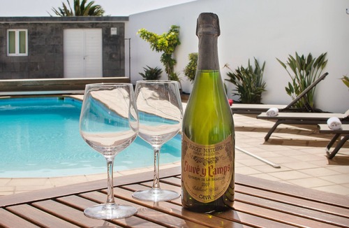 Costa Teguise Villa | Luxurious Villa with Panoramic View, Multiple Terraces and Large Pool