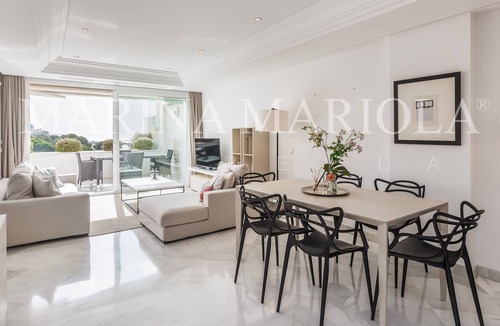 Marbella Seafront Promenade Apartment | Marina Mariola Marbella, 3Bd Penthouse w/ Private Pool.