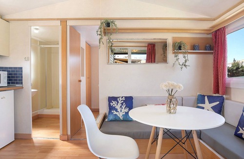 El Palmar House | Mobile Home 'Natural Casita Palmar' with Private Terrace, Wi-Fi and Air Conditioning