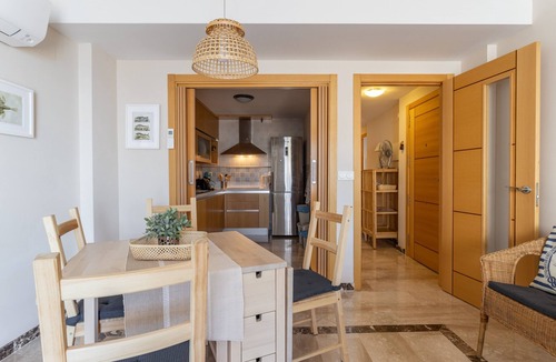 Velilla-Taramay Apartment | Penthouse "Mediterranean Attic" Near the Beach with Sea Views, Balcony, and Wi-Fi