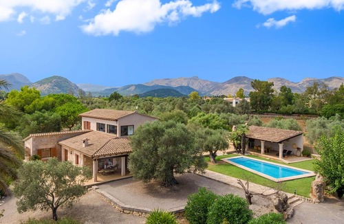 Puerto de Pollensa Villa | Secluded Villa with Gardens and Play Area Close to Puerto Pollensa
