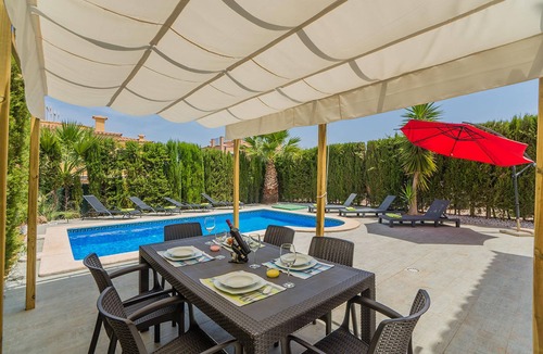 Puig de Ros Villa | Villa CAN CALDERO- Chalet for 8 people in Puig de Ros with terrace and private pool - Free Wifi