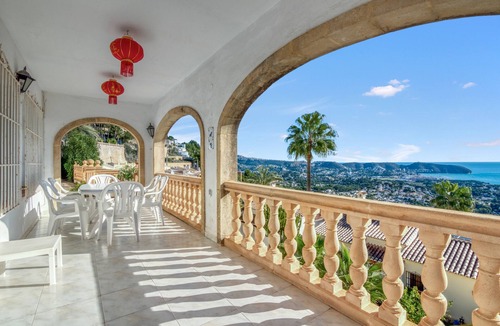 Benimarco Villa | Villa 'Gaga Moraira' with Sea Views, Wi-Fi, and Air Conditioning