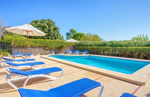 Puerto de Pollensa House | Villa Luis Vives with Mountain View, Wi-Fi, Garden, Balcony, Terraces & Pool