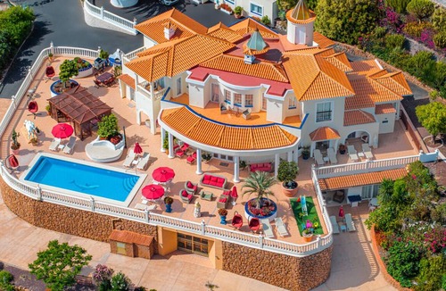 Adeje Villa | Villa Monaco Adeje Luxury Villa, Apartment & Chalet Heated Pool Sea Views Cinema