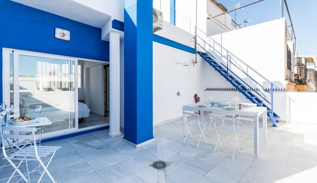 Alfaqueque. 1-bedroom, private terrace, solarium