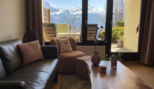 Apartment with great view in a 4* hotel with Pool, Sauna and Fitness in Beatenberg