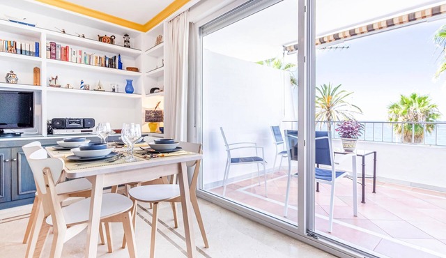 Beach front apartment