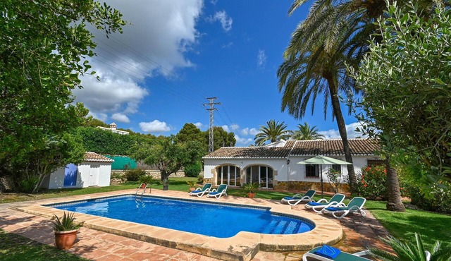 Beautiful and comfortable villa in Javea, Costa Blanca, Spain with private pool for 4 persons