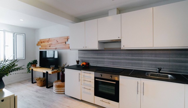 Bright, modern apartment in central Jerez, 1 bedroom, sleeps 4, pets allowed