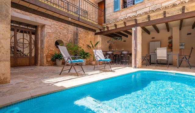 CA'S MERCADER (ALGAIDA) - Beautiful rustic house with a private pool, perfect for cyclists