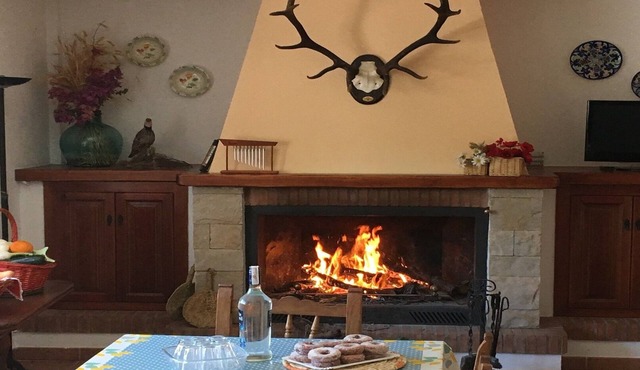 Comfort, rustic, landscapes, fireplace, barbecue, swimming pool, 10 minutes from the city