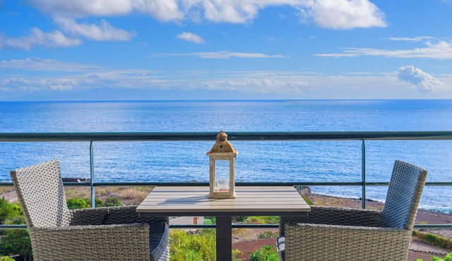 GUACIMARA - Spectacular views, private heated pool, sauna, natural beach, relax.