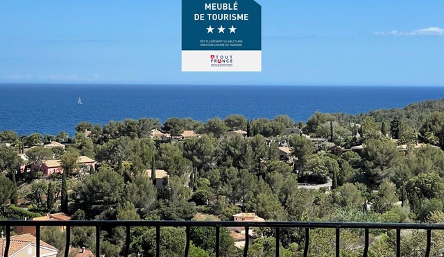 Le Refuge des Goélands * - Wonderful sea view, pool, air cond., parking, Wi-Fi in Saint-Raphaël