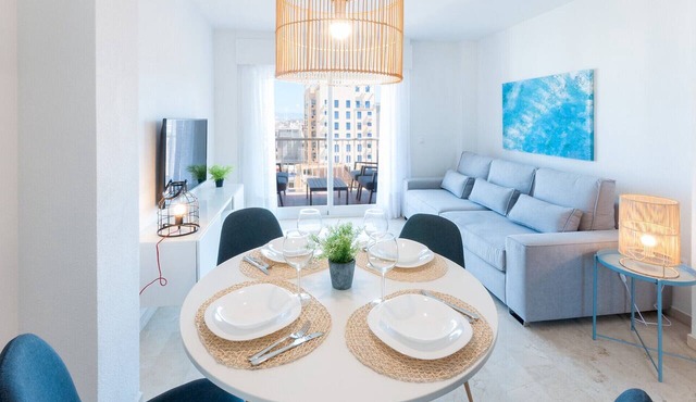 Lovely apartment, very close to the beach. Wi-Fi A/C With terrace - only families