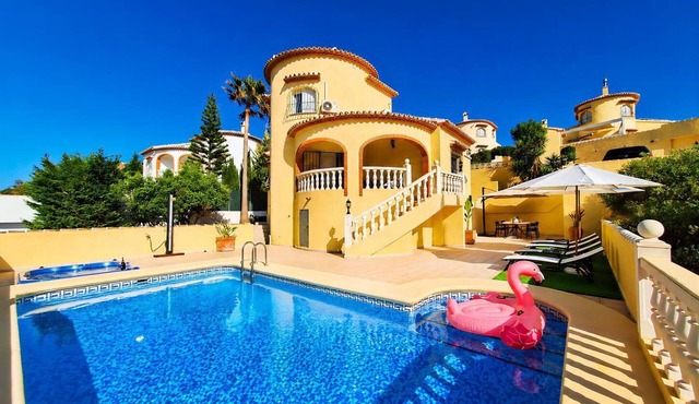 Luxury sunset villa with private pool & jacuzzi -15 min Dénia, Moraira and Jávea