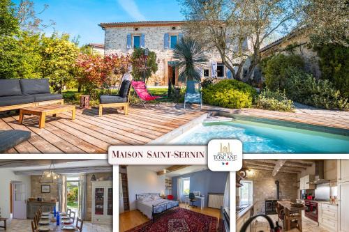 Maison Saint-Sernin Piscine Jardin et Climatisation à 15 min d'Albi in Lombers