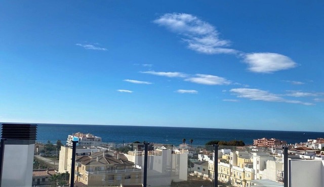 Malaga apartment with sea views and private terrace