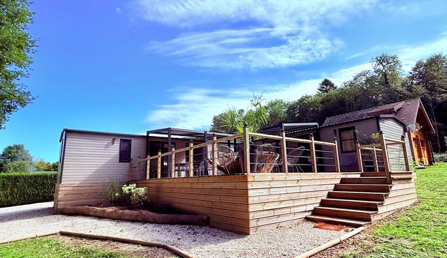 Mobile home complex in the Château de Nogentel residential leisure park! in Neuvy
